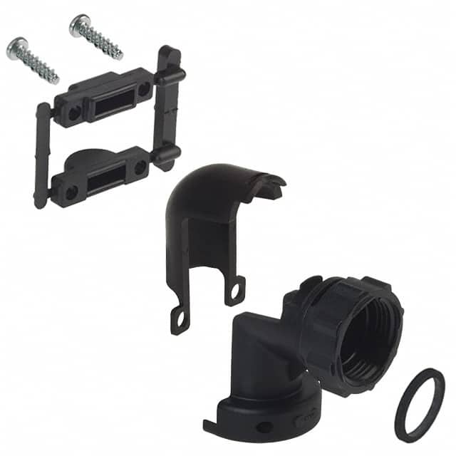 1546746-4 TE Connectivity AMP Connectors  Carcasas traseras y abrazaderas de cables